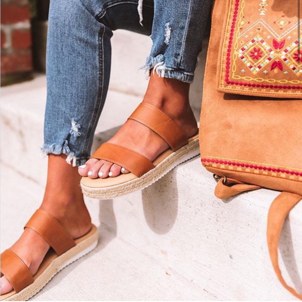 Tan • Platform • Espadrilles
